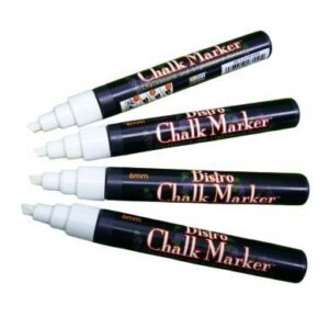 Blackboard Chalk Marker Fluor-Kynä Valk. Vino Kärki 4 kpl