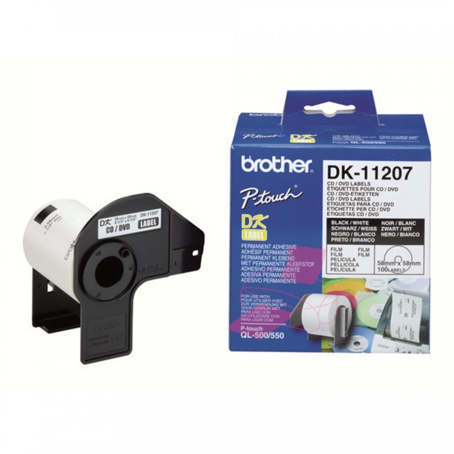 Brother DK11207 Cd/Dvd Tarrat