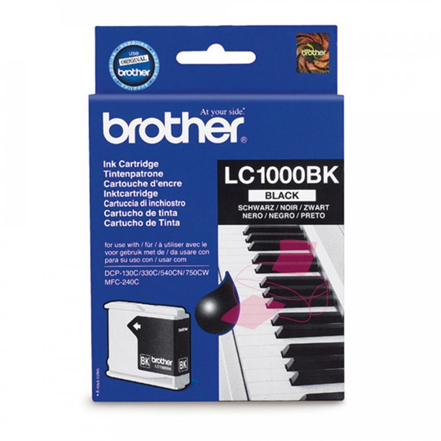 Brother LC1000BK Musta Mustepatruuna