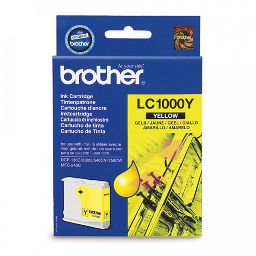 Brother LC1000Y Keltainen Mustepatruuna