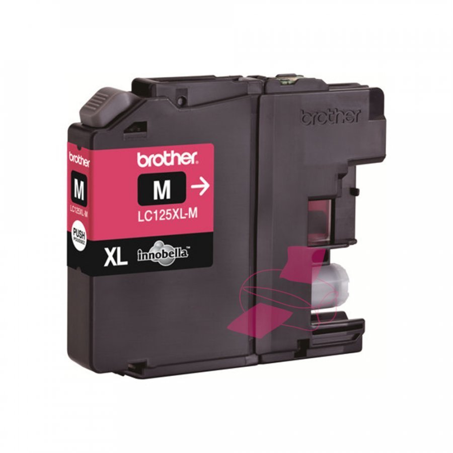 Brother LC125XLM Magenta Mustepatruuna