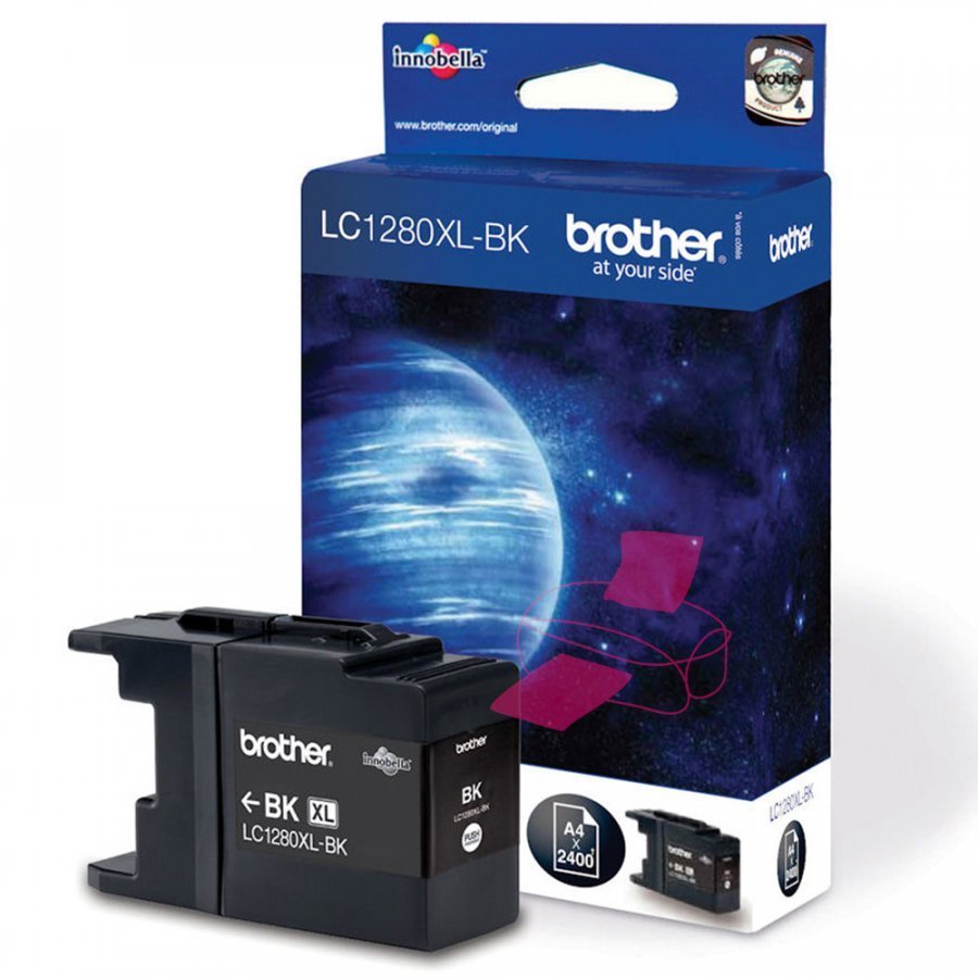 Brother LC1280XLBK Musta Mustepatruuna