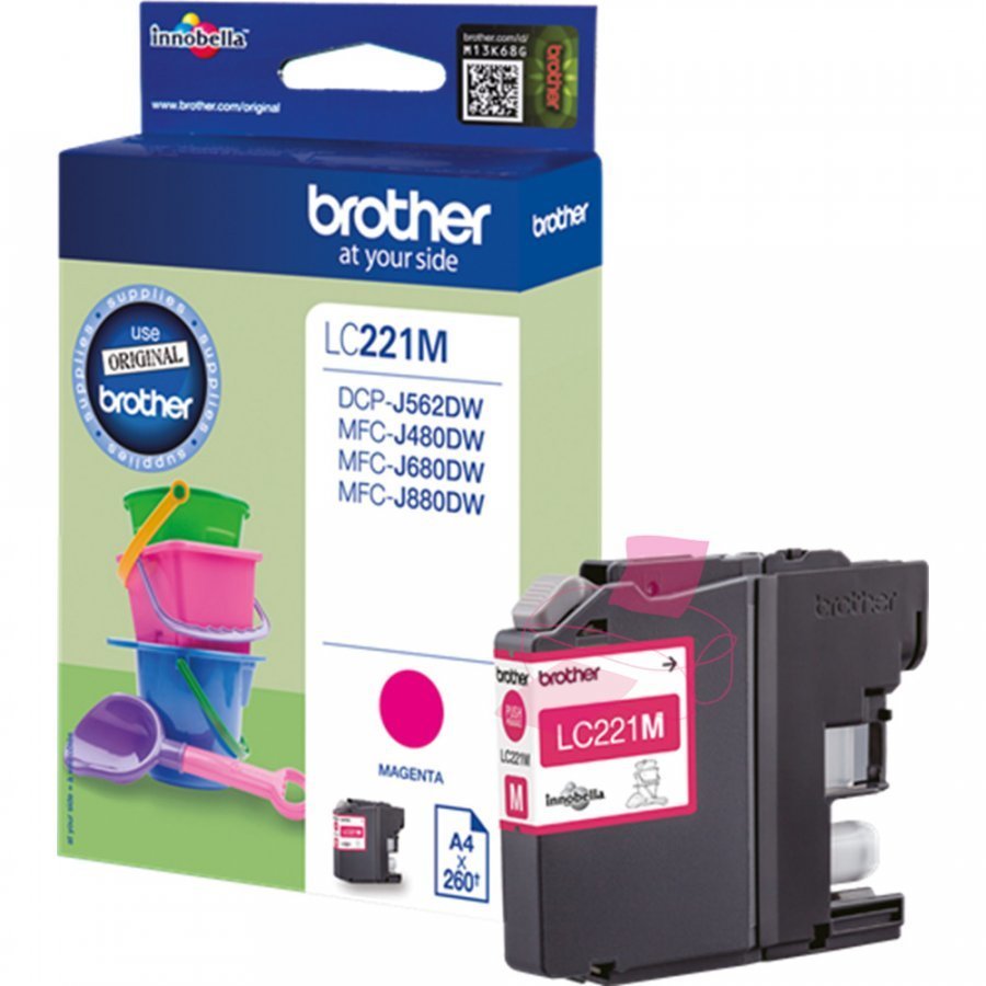 Brother LC221M Magenta Mustepatruuna