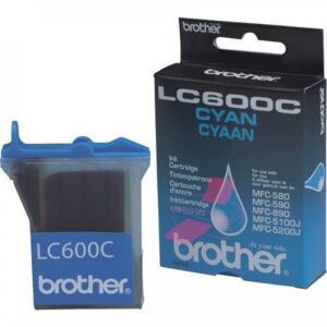 Brother LC600C Cyan Mustepatruuna