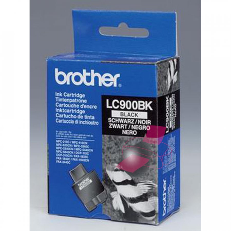 Brother LC900BK Musta Mustepatruuna