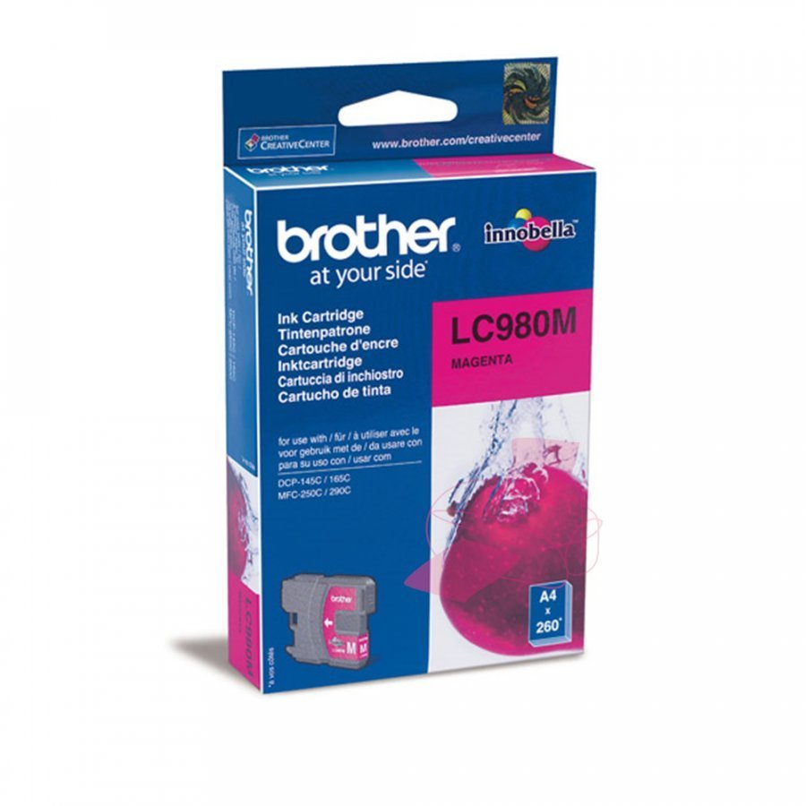 Brother LC980M Magenta Mustepatruuna