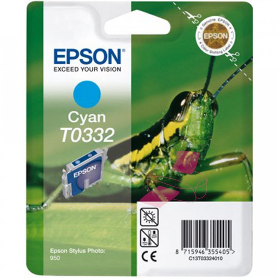 Epson T0332 Cyan Mustepatruuna