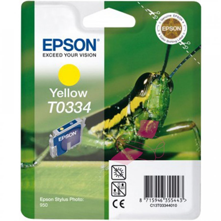 Epson T0334 Keltainen Mustepatruuna