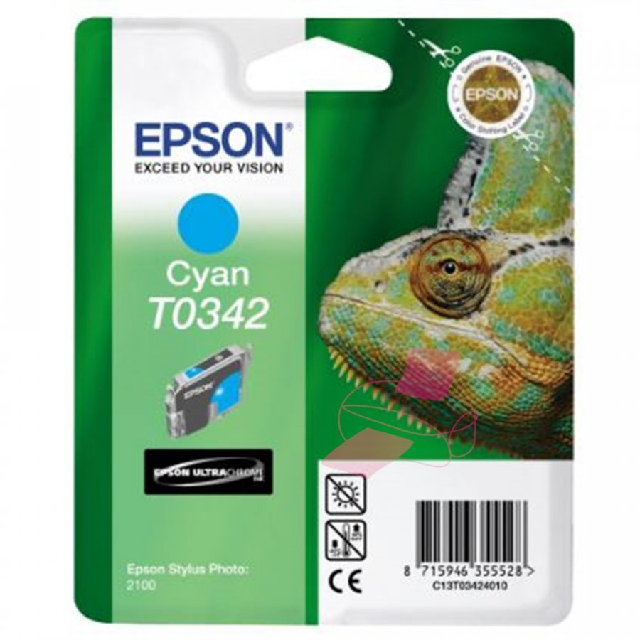 Epson T0342 Cyan Mustepatruuna