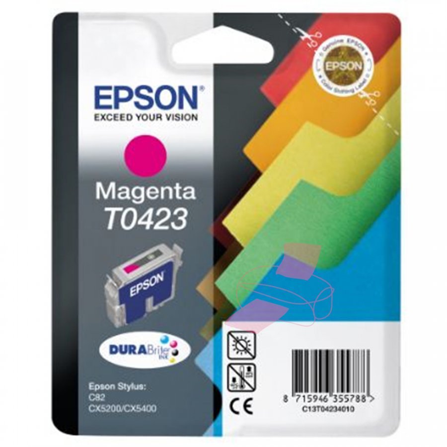 Epson T0423 Magenta Mustepatruuna