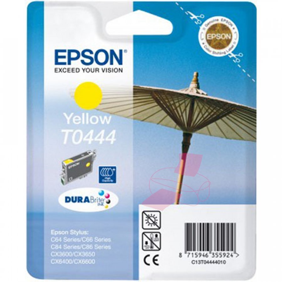 Epson T0444 Keltainen Mustepatruuna