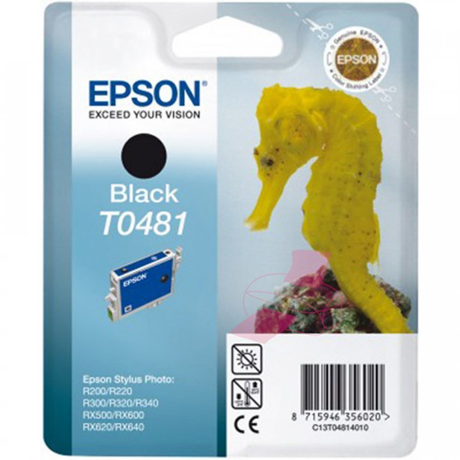 Epson T0481 Musta Mustepatruuna