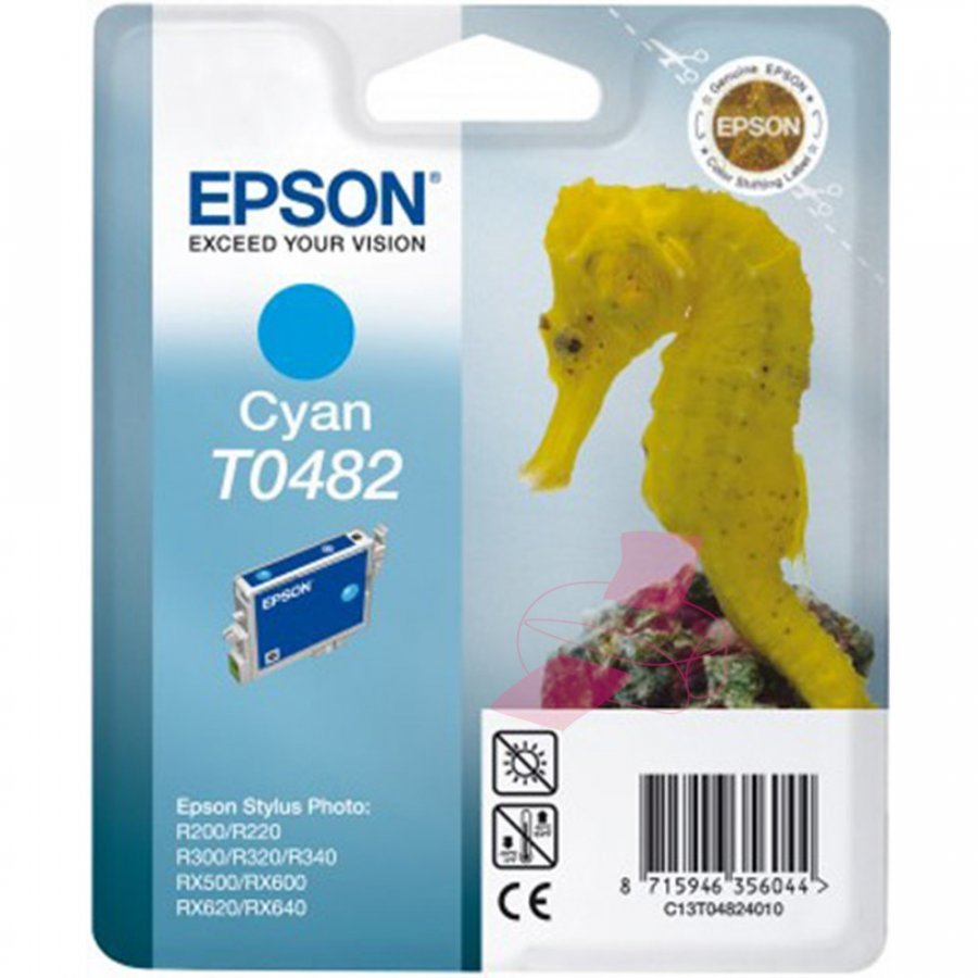 Epson T0482 Cyan Mustepatruuna