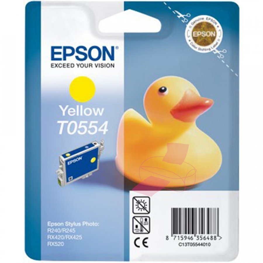 Epson T0554 Keltainen Mustepatruuna