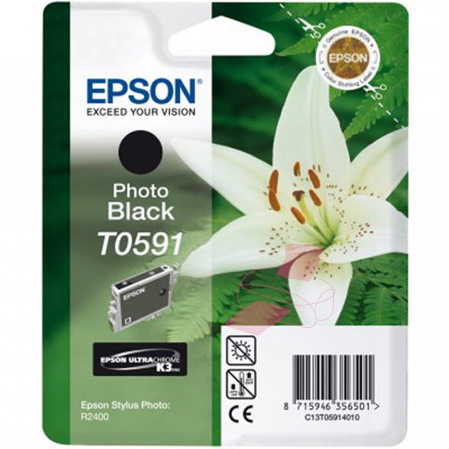 Epson T0591 Photo Musta Mustepatruuna