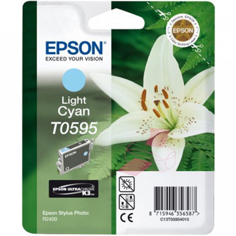 Epson T0595 Light Cyan Mustepatruuna