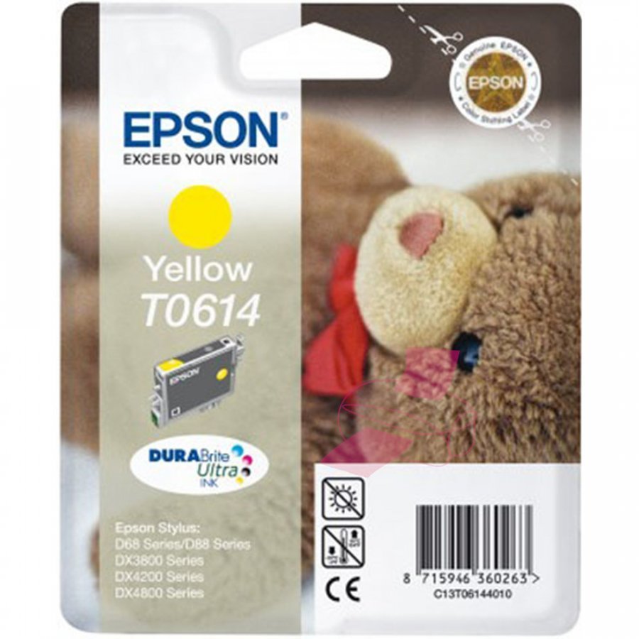 Epson T0614 Keltainen Mustepatruuna