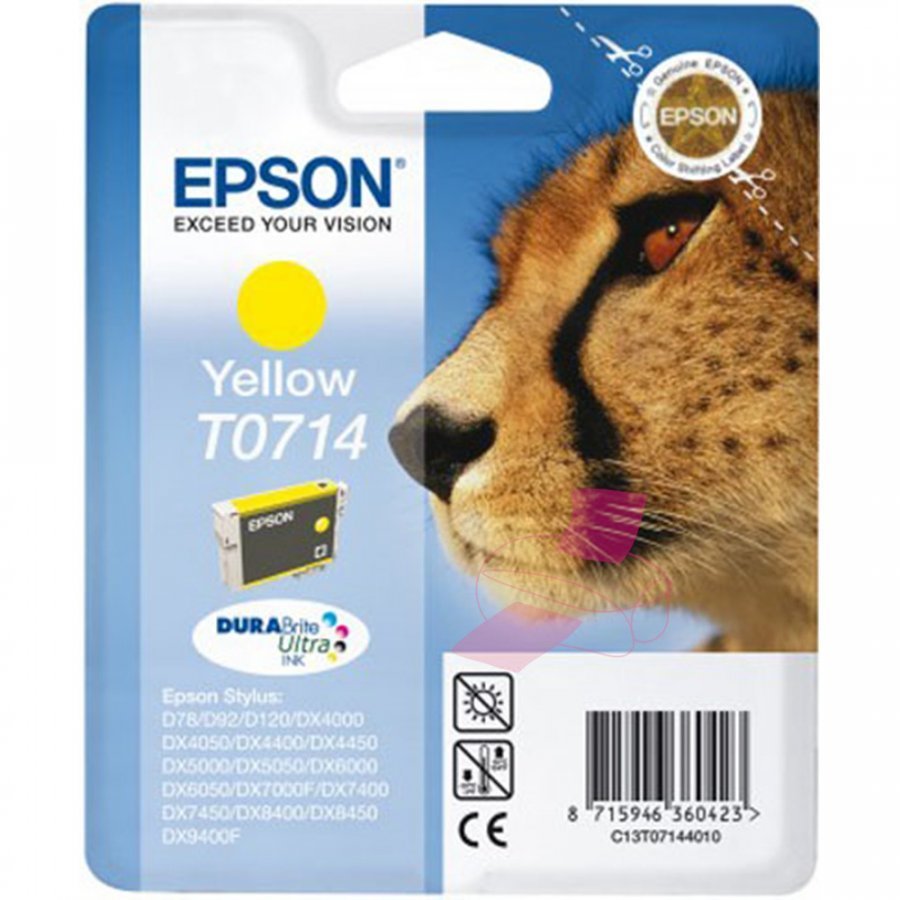 Epson T0714 Keltainen Mustepatruuna