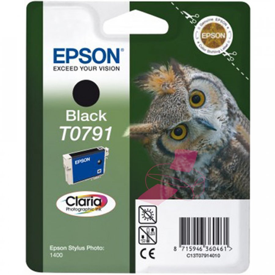 Epson T0791 Musta Mustepatruuna