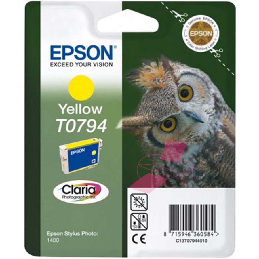 Epson T0794 Keltainen Mustepatruuna