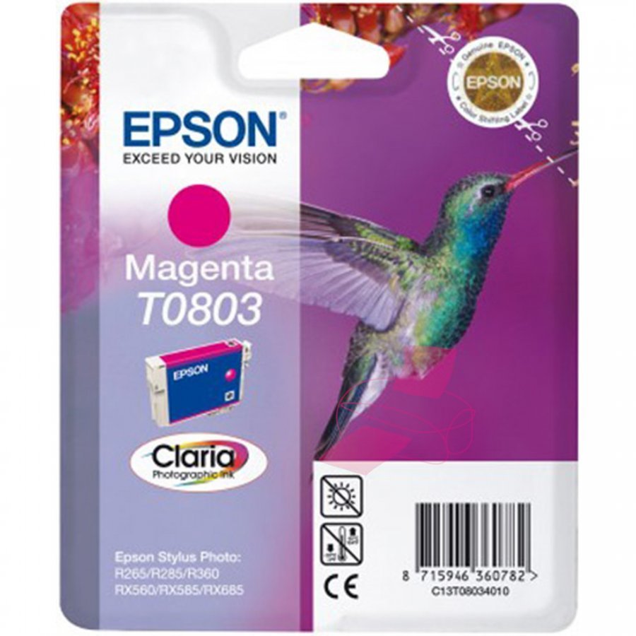 Epson T0803 Magenta Mustepatruuna