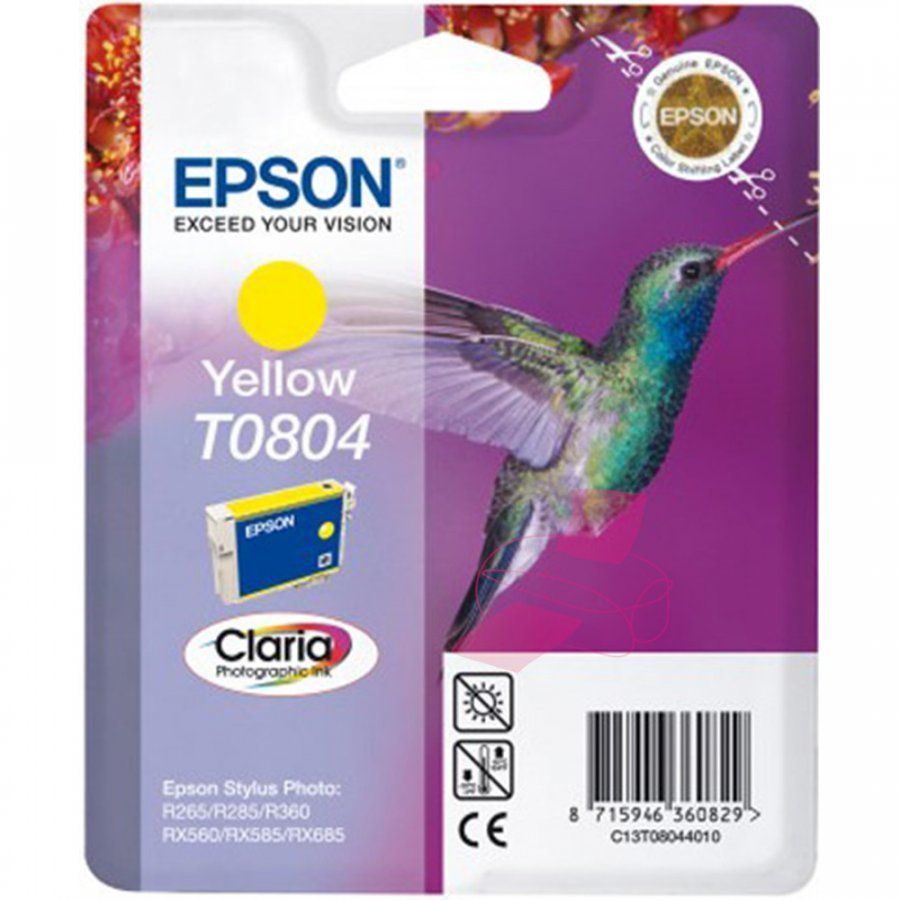 Epson T0804 Keltainen Mustepatruuna