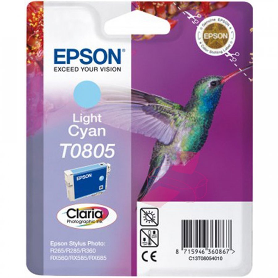 Epson T0805 Light Cyan Mustepatruuna