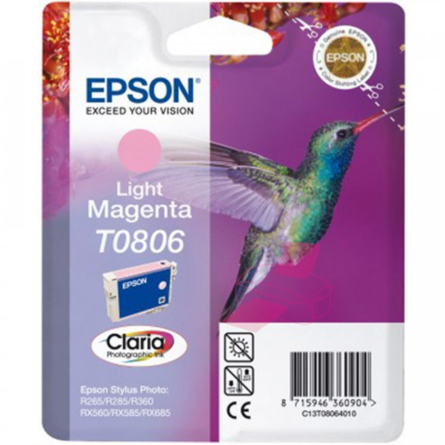 Epson T0806 Light Magenta Mustepatruuna