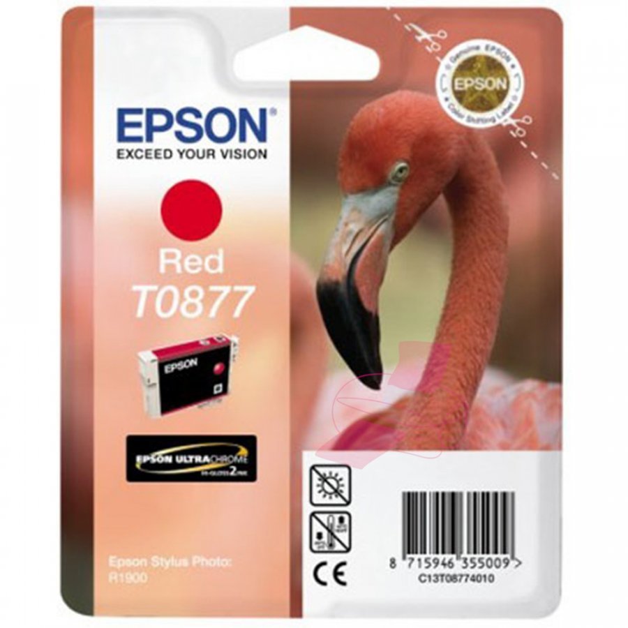 Epson T0877 Punainen Mustepatruuna
