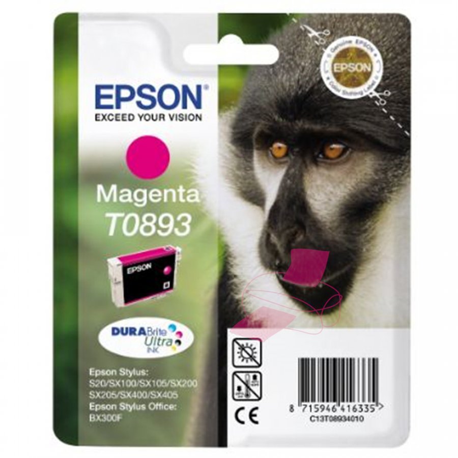 Epson T0893 Magenta Mustepatruuna