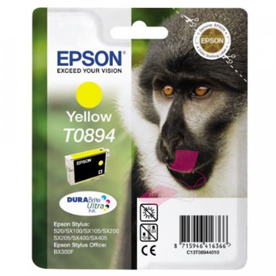 Epson T0894 Keltainen Mustepatruuna