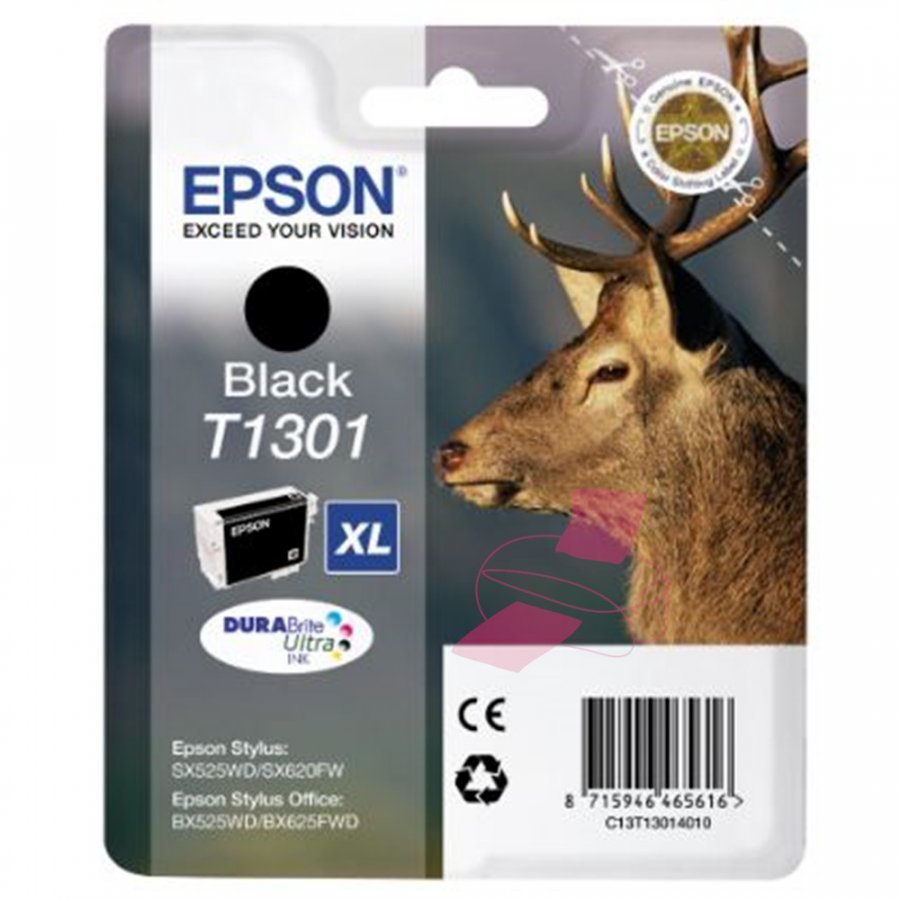 Epson T1301 Musta Mustepatruuna