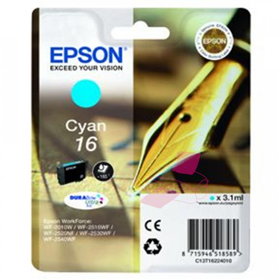 Epson T1622 Cyan Mustepatruuna