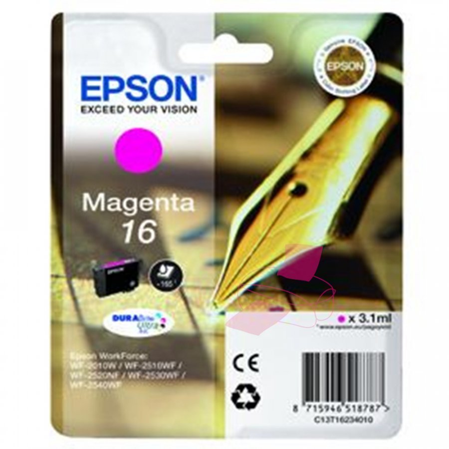 Epson T1623 Magenta Mustepatruuna