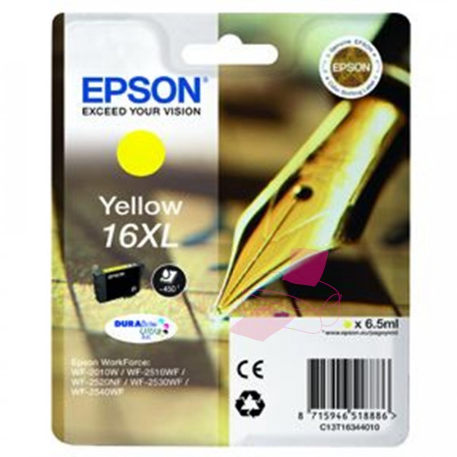 Epson T1634 Keltainen Mustepatruuna