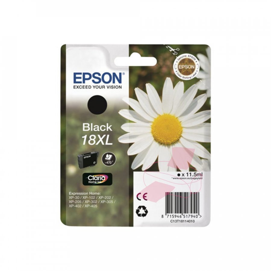 Epson T1811 Musta Mustepatruuna