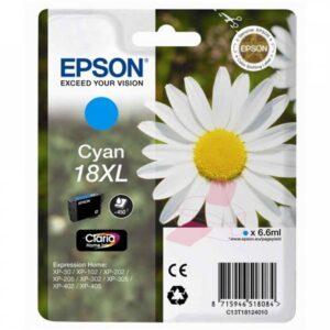 Epson T1812 Cyan Mustepatruuna