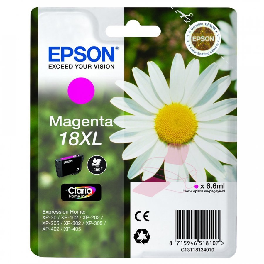Epson T1813 Magenta Mustepatruuna