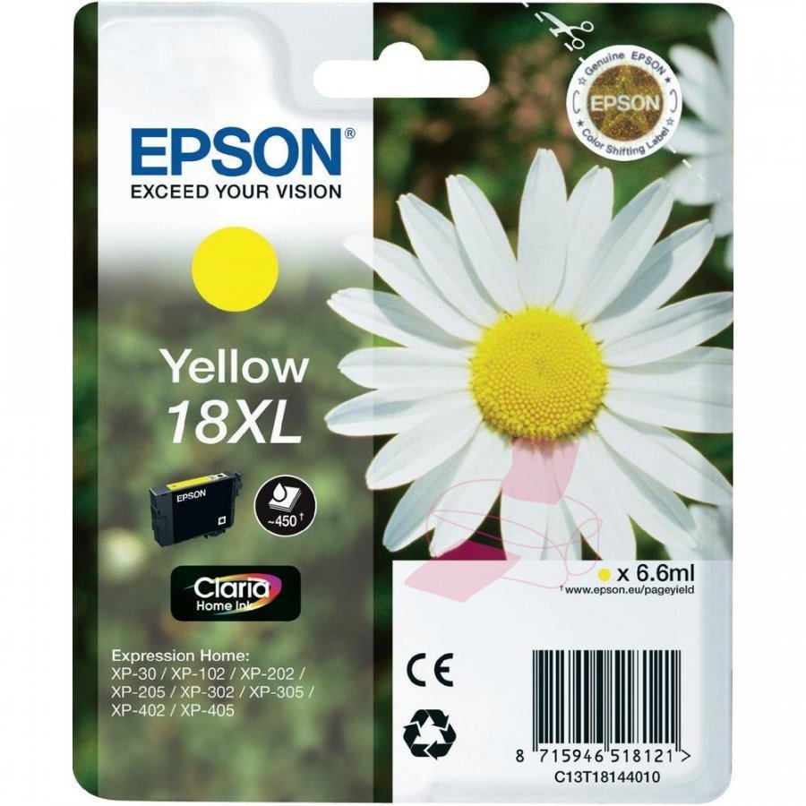 Epson T1814 Keltainen Mustepatruuna