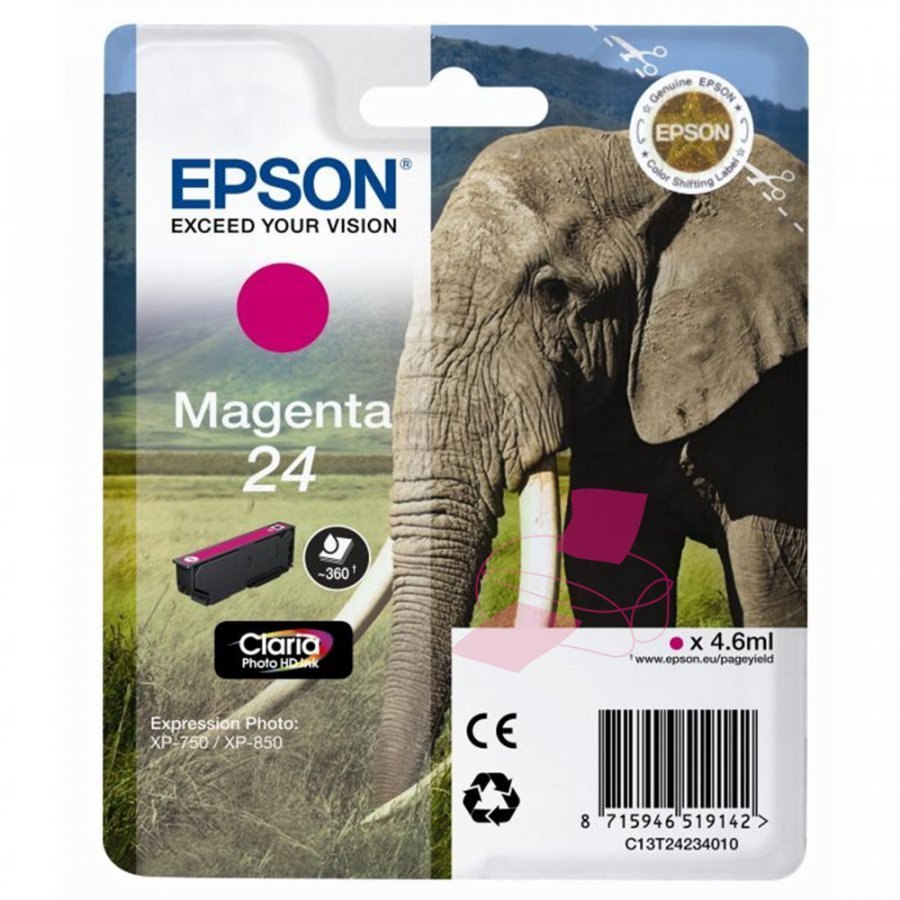 Epson T2423 Magenta Mustepatruuna