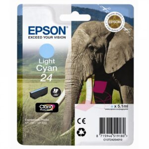 Epson T2425 Light Cyan Mustepatruuna