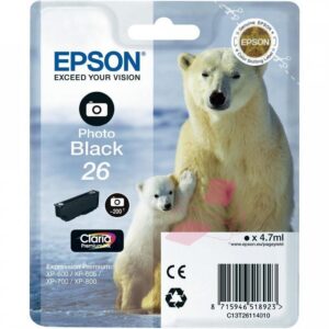 Epson T2611 Photo Musta Mustepatruuna