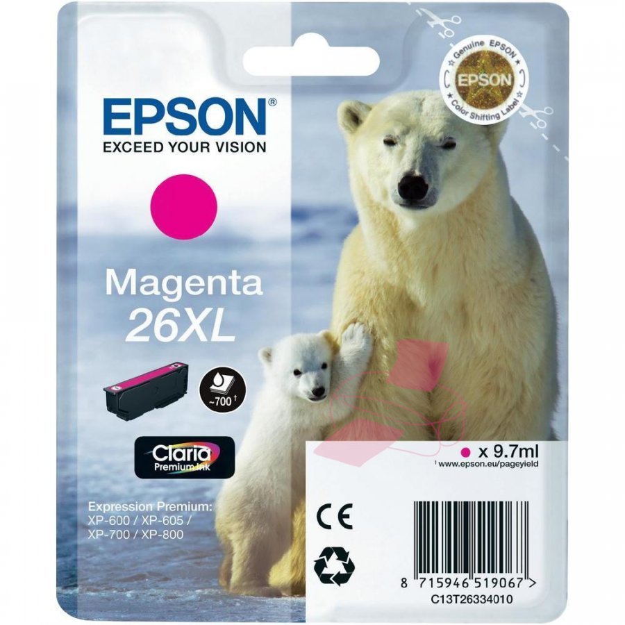 Epson T2633 Magenta Mustepatruuna