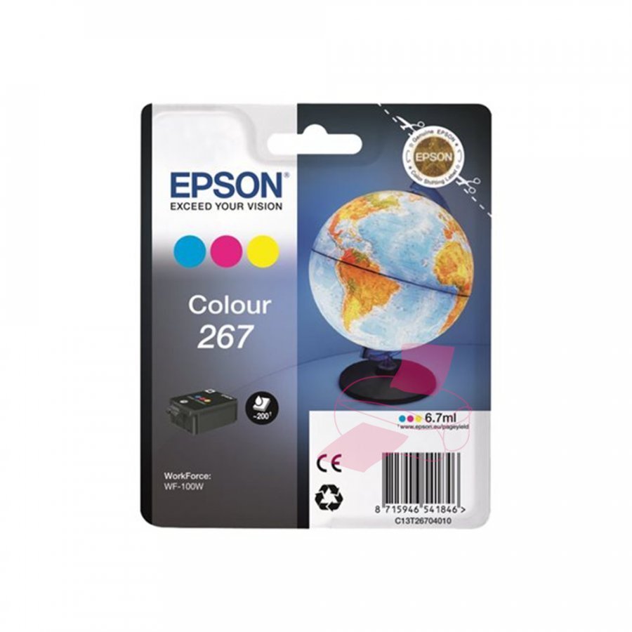 Epson T2670 Kolmivärinen Mustepatruuna