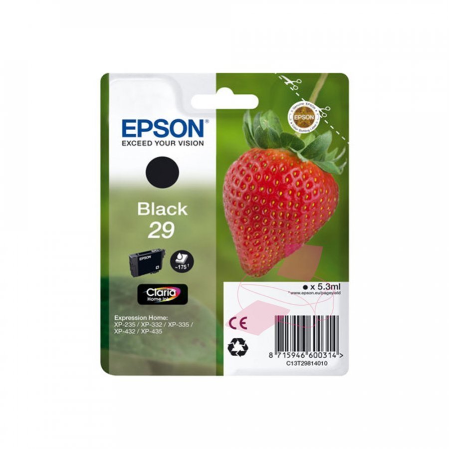 Epson T2981 Musta Mustepatruuna