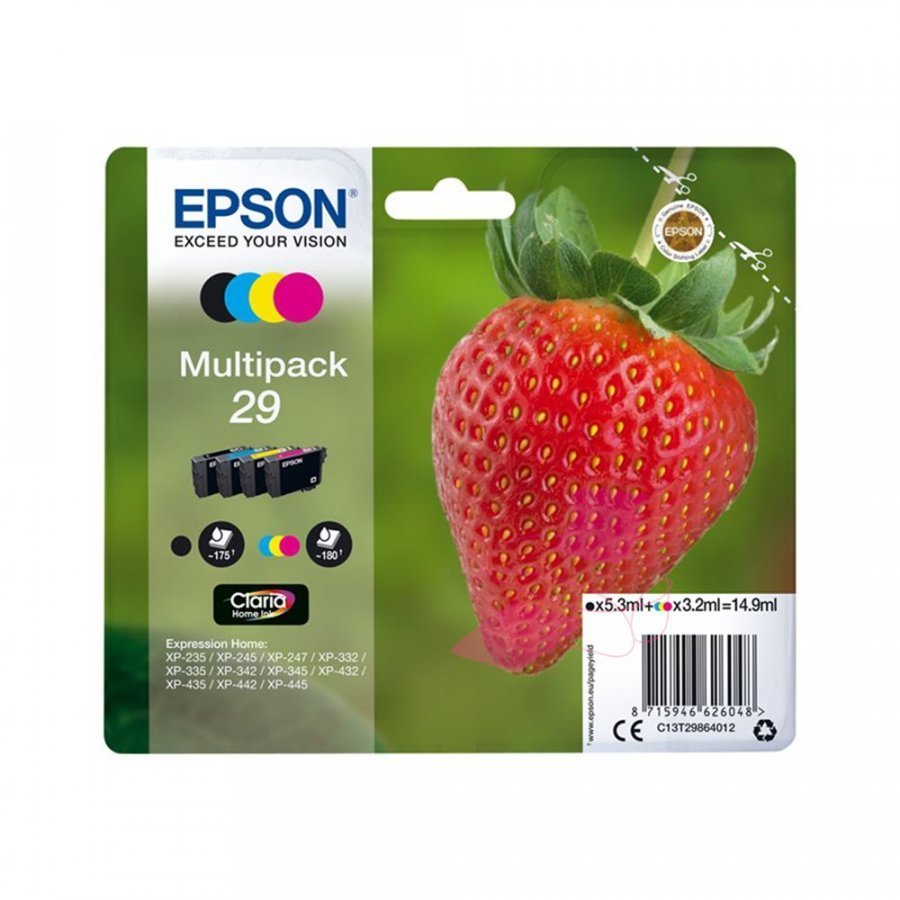 Epson T2986 Neljän Värin Kasettisarja