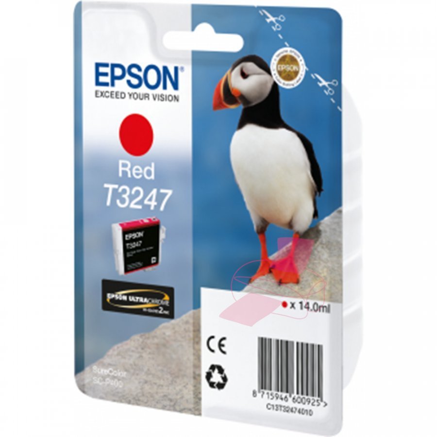 Epson T3247 Punainen Mustepatruuna