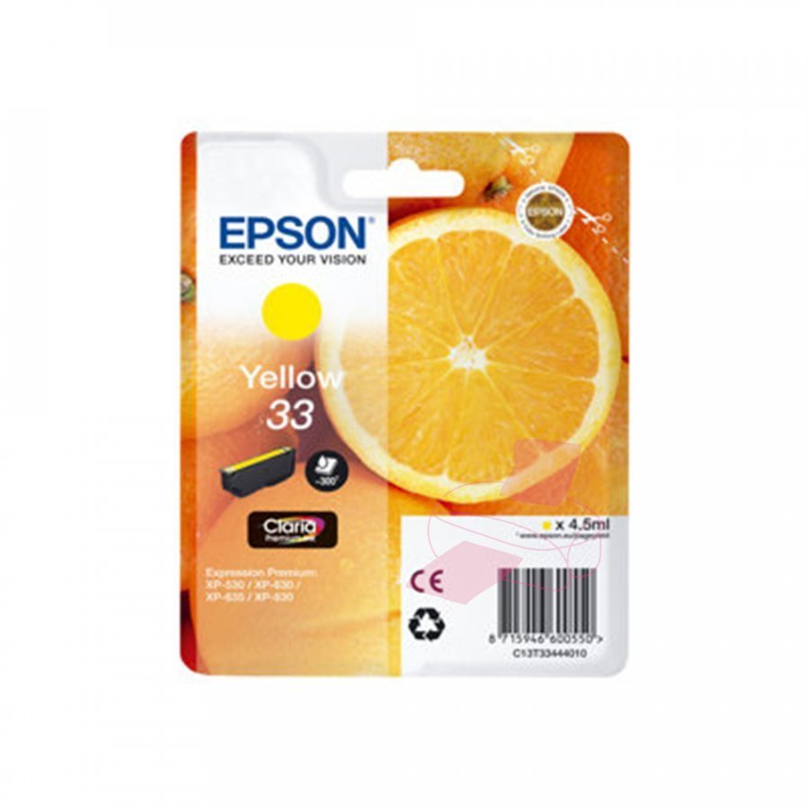 Epson T3344 Keltainen Mustepatruuna