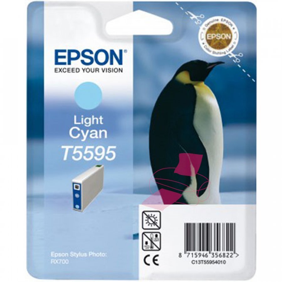 Epson T5595 Light Cyan Mustepatruuna