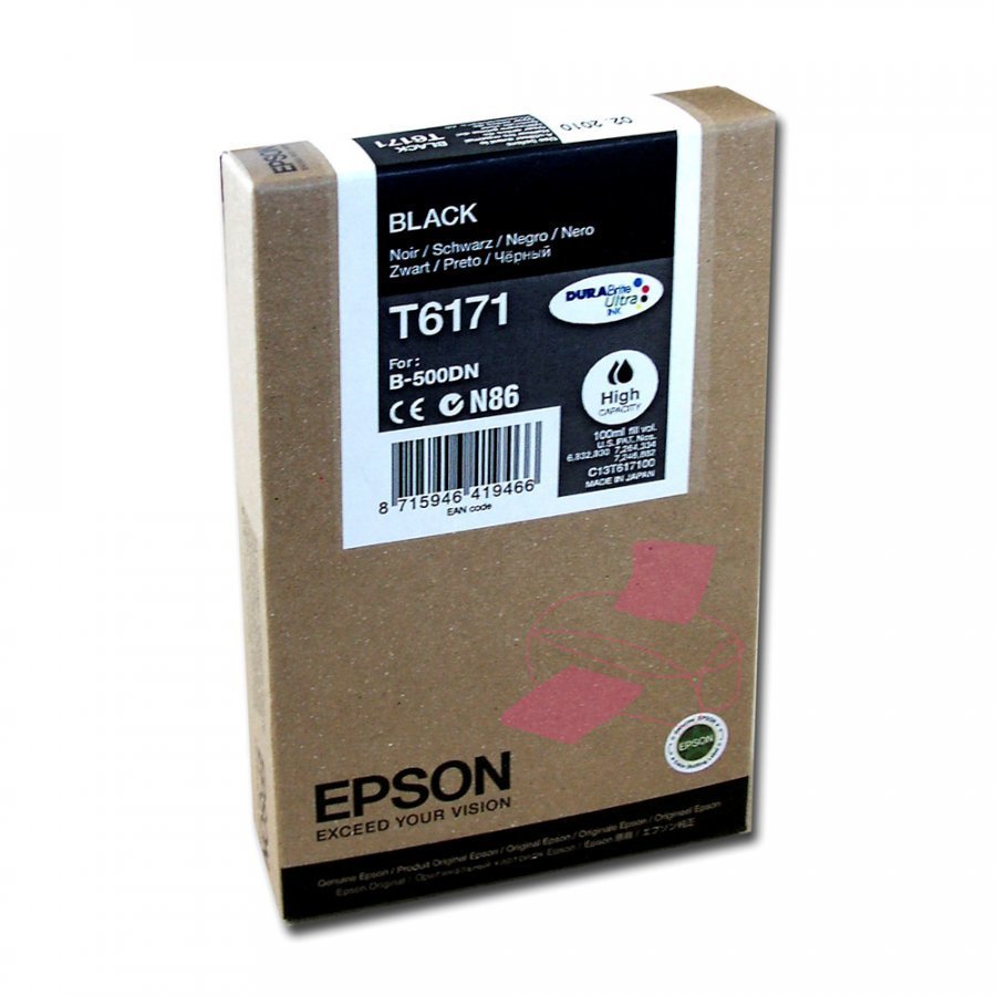 Epson T6171 Musta Mustepatruuna